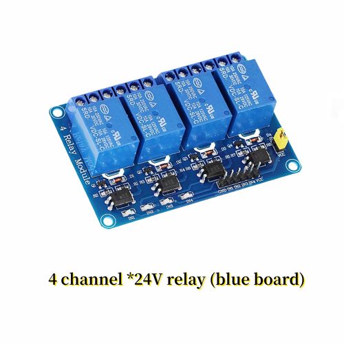 Panneau de commande avec guillemets lumineux,1/2/4/6/8 canaux,5V/12V/24V,avec couplage optique,sortie - Type 4 to 24V