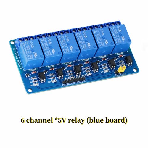Panneau de commande avec guillemets lumineux,1/2/4/6/8 canaux,5V/12V/24V,avec couplage optique,sortie - Type 6 to 5V