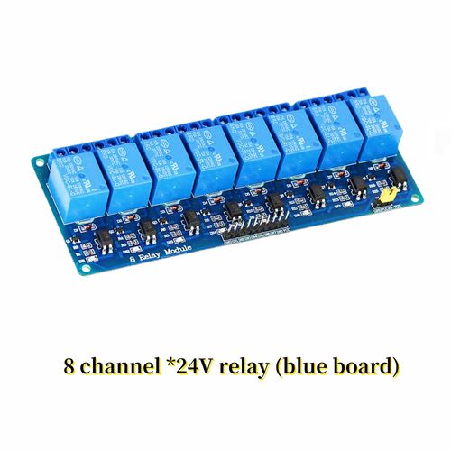 Panneau de commande avec guillemets lumineux,1/2/4/6/8 canaux,5V/12V/24V,avec couplage optique,sortie - Type 8 to 24V