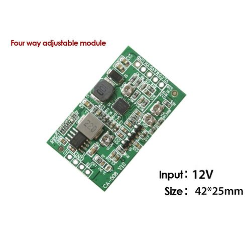 Panneau Lcd Tcon 3.3v 5v 12v,Module Boost Up Rglable  Quatre Voies,Vgl Vgh Vcom Avdd 4 Rglable Ca-408 Ca-508 - Type Ca-508 12v