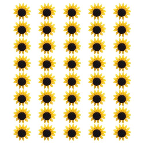 Panneau Mural En Lige Tournesol, 40 Pices, Punaises De Bureau, cole, Mignon, Punaises De Pouce, Reliure De Carte, Fournitures Rutilisables Avec Bote De Rangement Suspendue