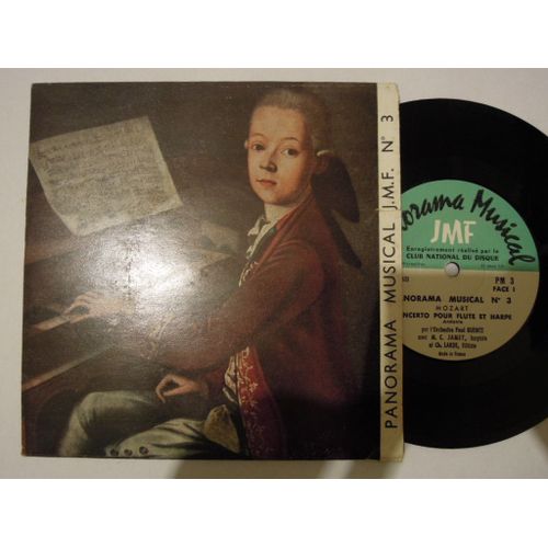 Panorama Musical Jmf 3, Mozart, Exaudet, Boieldieu, Bazin. - Club National Du Disque 48634 - Paul Kuentz, Christian Larde Marie Claire Jamet, Isabelle Andreani, Liliane Berton, Robert Massard, Michel Cadiou, Jean Laforge.