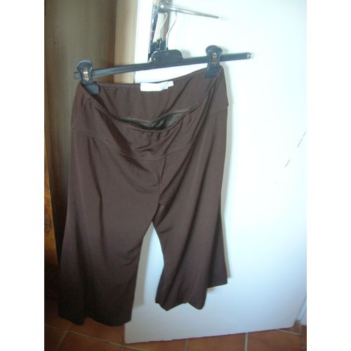 Pantacourt Doubl Cache-Cache 92% Polyester 8% lasthanne 38 Marron