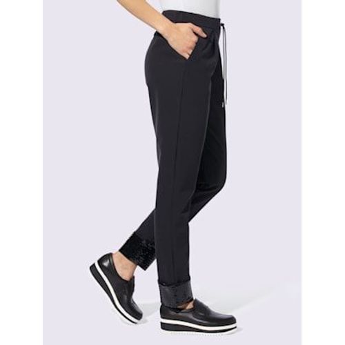 Pantalon  Pinces Qualit Extensible - Rick Cardona - Noir