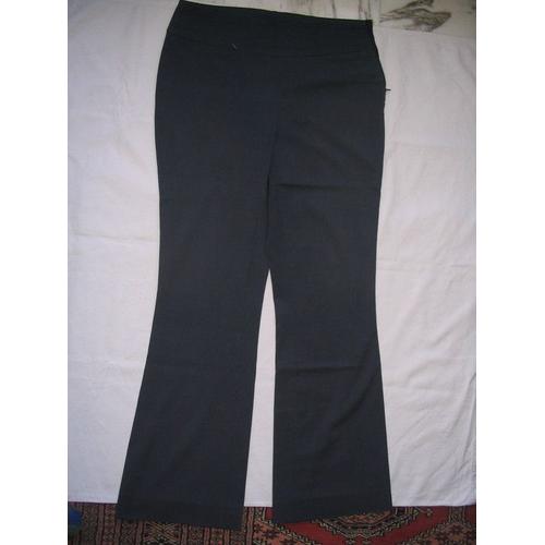 Pantalon Cache-Cache , Gris-Bleu, Zipp,  Taille 40