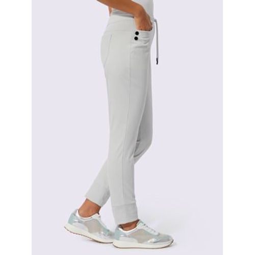 Pantalon De Jogging Qualit Jersey Extensible, Souple Et Confortable - Creation L - Gris Clair
