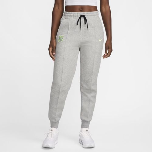 Pantalon De Jogging Taille Mi-Haute Nike Football Fc Barcelone Tech Fleece Pour Femme - Gris - M (Fr 42-44)