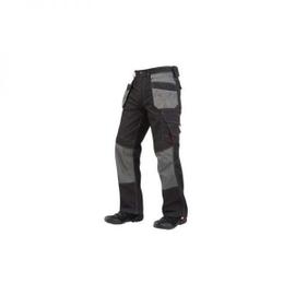 Lee Cooper Pantalons de Travail-Multiples poches et poches pour genouillères-Noir W42/R 
