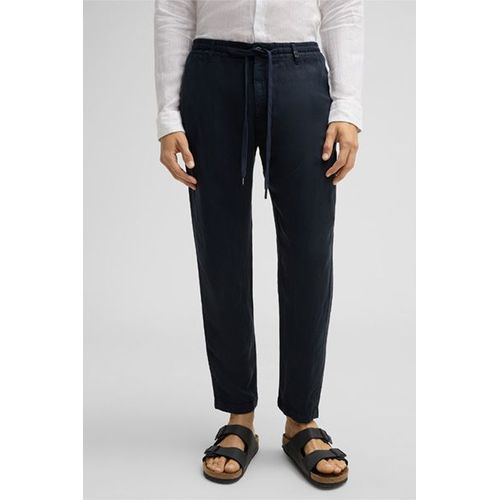 Pantalon En Lin Mlang Saturn, Navy