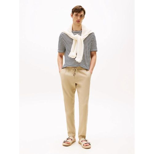 Pantalon Fusel Dcontract Harlem En Lin Mlang Harlem Sorona Linen/Batique Khaki - 30-34