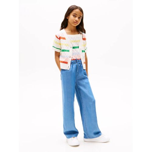 Pantalon Large En Chambray Chambray Wide Leg Pant/Denim Medium 01 - 86 Cm