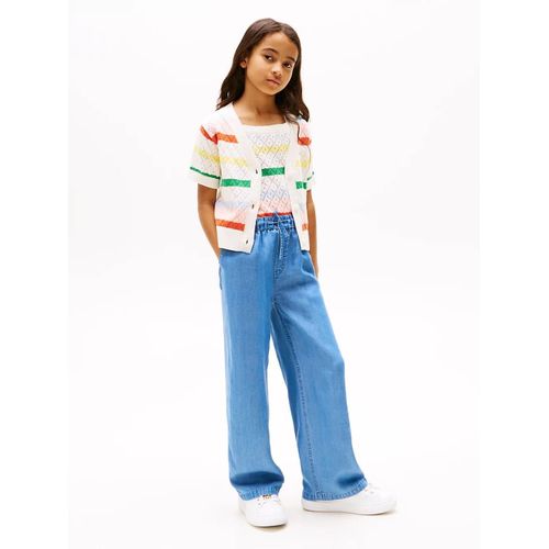Pantalon Large En Chambray Chambray Wide Leg Pant/Denim Medium 01 - 92 Cm