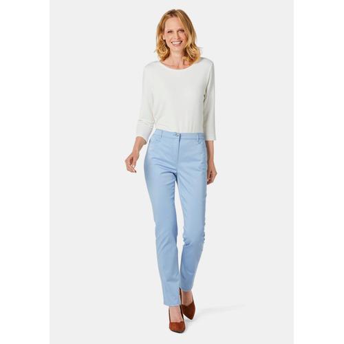 Pantalon Lger En Coton Carla - Bleu Clair - Gr. 42