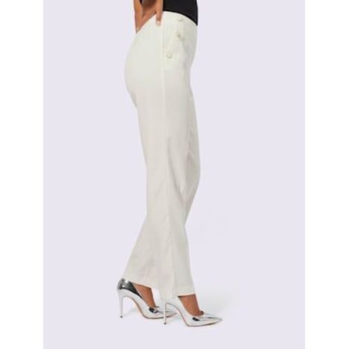 Pantalon Pliss 63% Lyocell (Tencel) - Creation L - cru