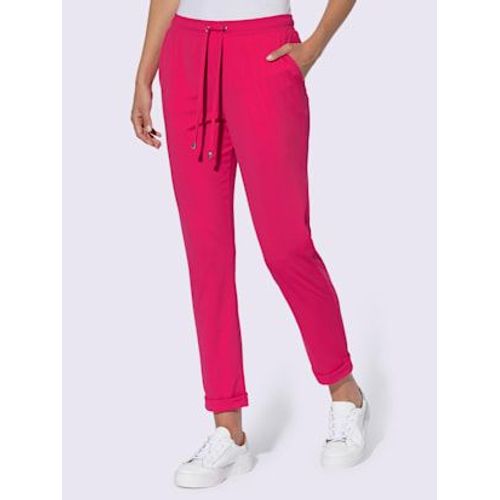 Pantalon Qualit Extensible Estivale - Rick Cardona - Fuchsia