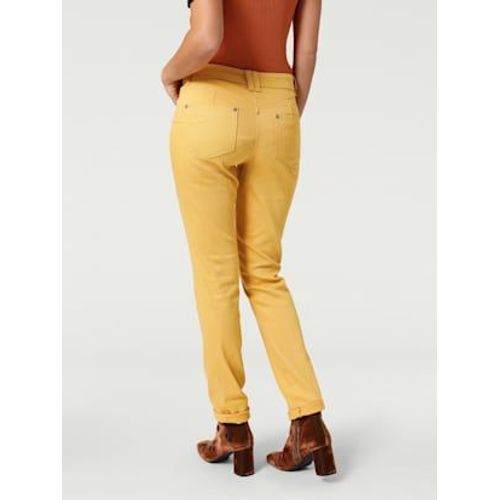 Pantalon Skinny Coupe Skinny - Linea Tesini - Jaune Or