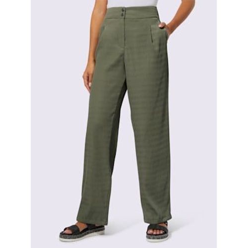 Pantalon Tiss Qualit Structure Facile D'entretien - Creation L - Kaki