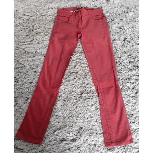 Pantalon Velours Rouge 12 Ans Tex