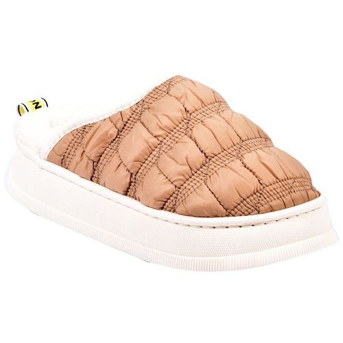 Pantoufle Femme Chausson Cocooning Md8587 Camel