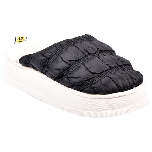Pantoufle Femme Chausson Cocooning Md8587 Noir