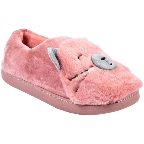 Pantoufle Femme Chausson Fantaisie Md8726 Mauve