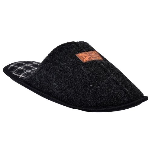 Pantoufle Homme Suedine Mbs15069 Noir