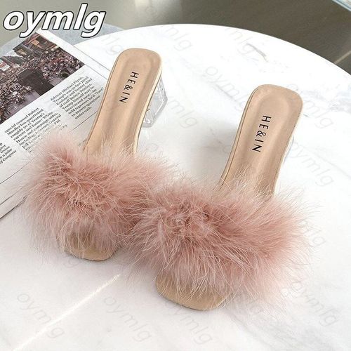 Pantoufles  Talons Hauts Et Bout Ouvert Pour Femmes, Sandales  Talons Aiguilles, Nouvelle Mode, t, 2021 - 43