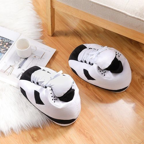 Pantoufles Chaudes D'hiver Pour Femmes Et Hommes, Mignonnes Pantoufles De Maison, Baskets Unisexes Taille Unique, Chaussures De Maison En Coton,Glissires En Peluche - 42 1/2
