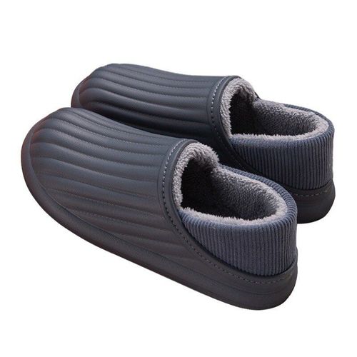 Pantoufles Chaudes Impermables Pour Hommes Et Femmes, Antidrapantes, En Peluche, En Coton, Pour L'intrieur Et L'extrieur, Confortables Pour La Maison, Nouvelle Collection Automne 2021
