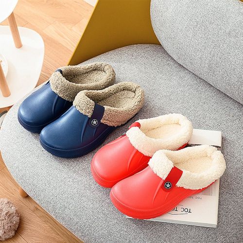 Pantoufles Chaudes Unisexes Pour La Maison, Sabots D'hiver, Pantoufles D'intrieur En Fourrure Pour Femmes, Nouvelles Tongs De Chaussures  La Mode, Mules