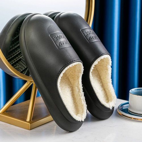 Pantoufles Chaudes Unisexes Pour La Maison, Sabots D'hiver, Pantoufles D'intrieur En Fourrure Pour Femmes, Nouvelles Tongs De Chaussures  La Mode, Mules