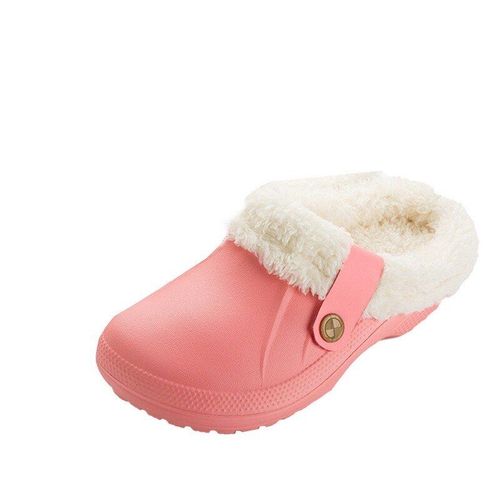Pantoufles Chaudes Unisexes Pour La Maison, Sabots D'hiver, Pantoufles D'intrieur En Fourrure Pour Femmes, Nouvelles Tongs De Chaussures  La Mode, Mules