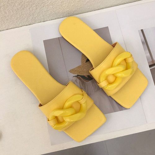 Pantoufles D't  La Mode Pour Femmes, Chaussures Plates Avec Diapositives, Tongs D'extrieur Dcontractes, Nouvelles Chaussures Pour Dames - 35 1/2