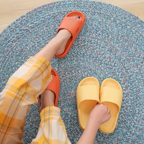 Pantoufles D't  Talons pais Et Souples Pour Femmes Et Hommes, Pantoufles D'intrieur Et D'extrieur, Chaussures De Sol Pour Amoureux, Mode Plateforme