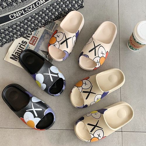 Pantoufles D't En Noix De Coco Pour Hommes, Nouvelles Chaussures De Plage, Tendance, Flip Ssame Street - 36