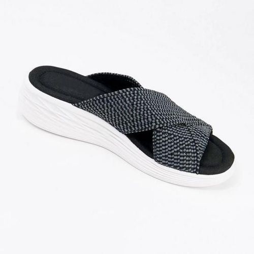 Pantoufles D't Pour Femmes, Chaussures De Plage En Plein Air, Plates, Grande Taille, Dcontractes, Confortables, Plate-Forme, 2021 - 45