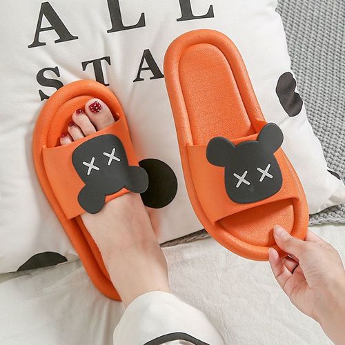 Pantoufles D't Pour Femmes, Chaussures Mignonnes  Bout Ouvert Et  Plate-Forme Basse, Tongs Pour Femmes, Maison Intrieure, Diapositives De Plage Plates Pour Femmes, 2020