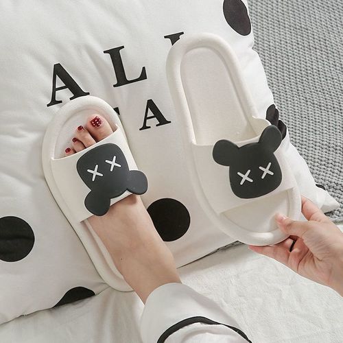 Pantoufles D't Pour Femmes, Chaussures Mignonnes  Bout Ouvert Et  Plate-Forme Basse, Tongs Pour Femmes, Maison Intrieure, Diapositives De Plage Plates Pour Femmes, 2020