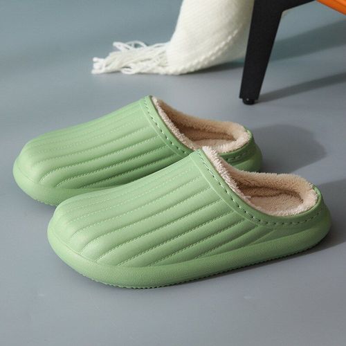 Pantoufles D'hiver Chaudes En Coton Pour Femmes, Antidrapantes, Impermables, Semelle paisse, Chaussures D'intrieur Souples Pour Couples, 2021