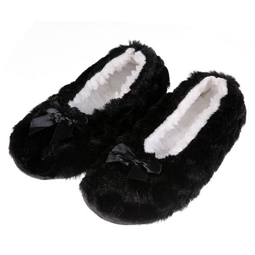 Pantoufles D'hiver En Coton Pour Femmes, Chaussures Chaudes, Antidrapantes, Pour La Maison, Avec NUd En Perles, Plates - 38