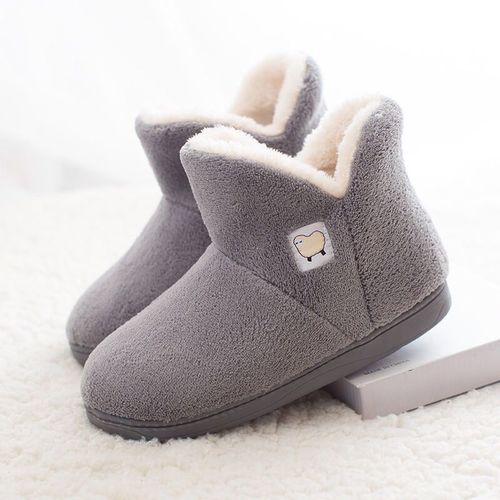 Pantoufles D'hiver En Coton Pour Femmes, En Peau De Mouton, En Fourrure Naturelle, Chaussures D'intrieur Chaudes, En Laine Douce, Pour La Maison, 2020