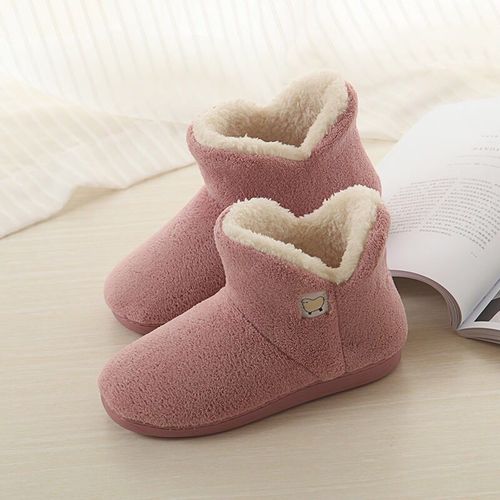 Pantoufles D'hiver En Coton Pour Femmes, En Peau De Mouton, En Fourrure Naturelle, Chaussures D'intrieur Chaudes, En Laine Douce, Pour La Maison, 2020