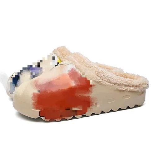 Pantoufles D'hiver En Coton Pour Femmes Et Hommes, Chaussures Chaudes D'intrieur Pour La Maison, Chaussures Plates En Coton Doux, Diapositives Impermables Antidrapantes Unisexes, Nouvelle Collection
