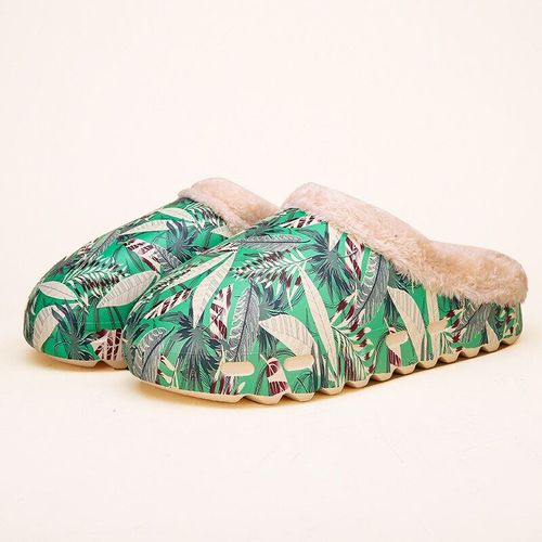 Pantoufles D'hiver En Coton Pour Femmes Et Hommes, Chaussures Chaudes D'intrieur Pour La Maison, Chaussures Plates En Coton Doux, Diapositives Impermables Antidrapantes Unisexes, Nouvelle Collection