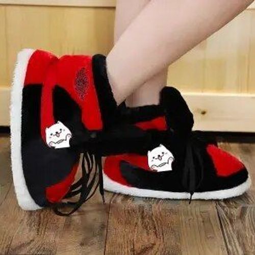 Pantoufles D'hiver En Coton Pour Hommes Et Femmes, Gros Filet De Chaussures En Noix De Coco Pour Couples, Chaussures Chaudes  Pain Pour La Maison, 2021 - 36