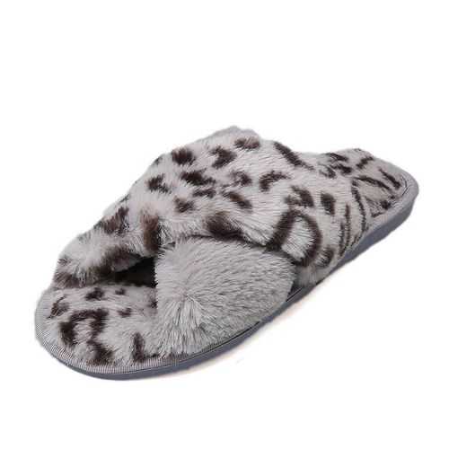 Pantoufles D'hiver En Fausse Fourrure Pour Femmes, Chaussures Chaudes  La Mode, Livraison Directe, Sans Lacet - 36 1/2