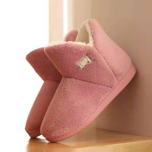 Pantoufles D'hiver En Peau De Mouton Pour Femmes, Pantoufles D'hiver En Fourrure Naturelle, Chaussures D'intrieur Chaudes Pour Femmes, Pantoufles De Maison En Laine Douce