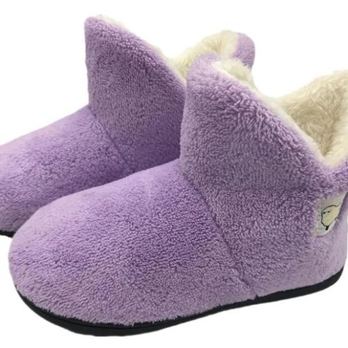 Pantoufles D'hiver En Peau De Mouton Pour Femmes, Pantoufles D'hiver En Fourrure Naturelle, Chaussures D'intrieur Chaudes Pour Femmes, Pantoufles De Maison En Laine Douce