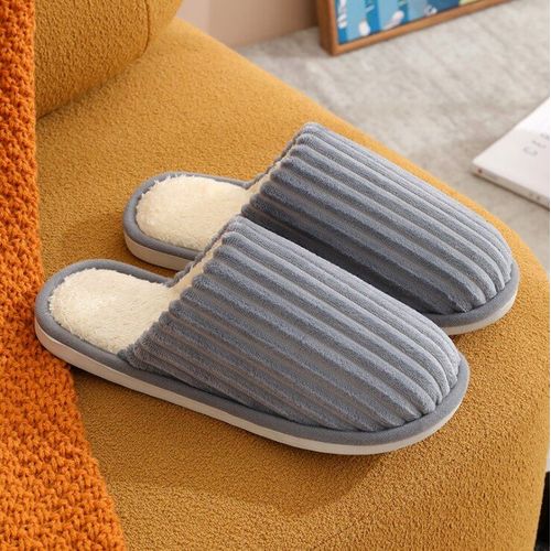 Pantoufles D'hiver En Peluche Pour Femmes, Chaussures D'intrieur En Coton Et Fourrure, Confortables, Automne