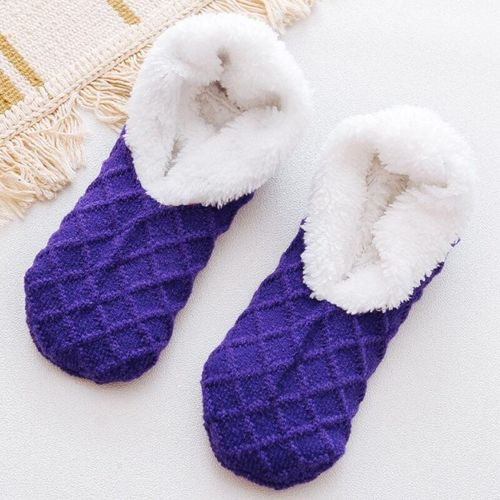 Pantoufles D'hiver En Peluche Pour Femmes, Pantoufles Chaudes, Fourrure Solide, Chaussures En Coton Confortables, Chaussette D'intrieur, Pantoufles De Sol Pour La Maison, 2021 - 37 1/2
